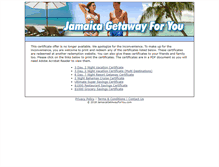 Tablet Screenshot of jamaicagetawayforyou.com